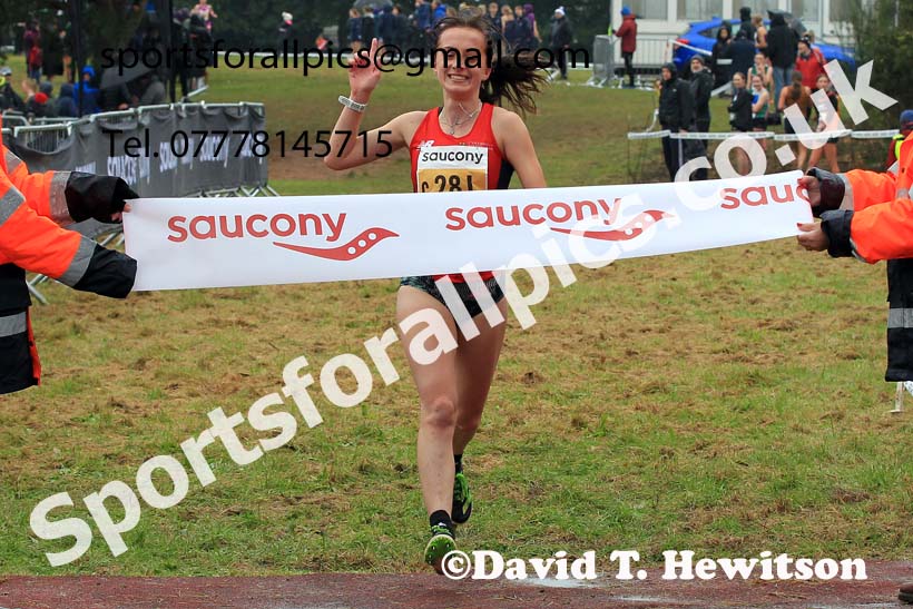 Junior Womens 2023 National Cross Country Relays, Berry Hill Park, Mansfield.  Photo: David T. Hewitson/Sports for All Pics